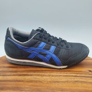Asics Onitsuka Tiger Ultimate 81 Shoes Youth 4.5 Women's 6 Black Blue Sneakers